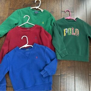 Ralph Lauren sweatshirts size 4T